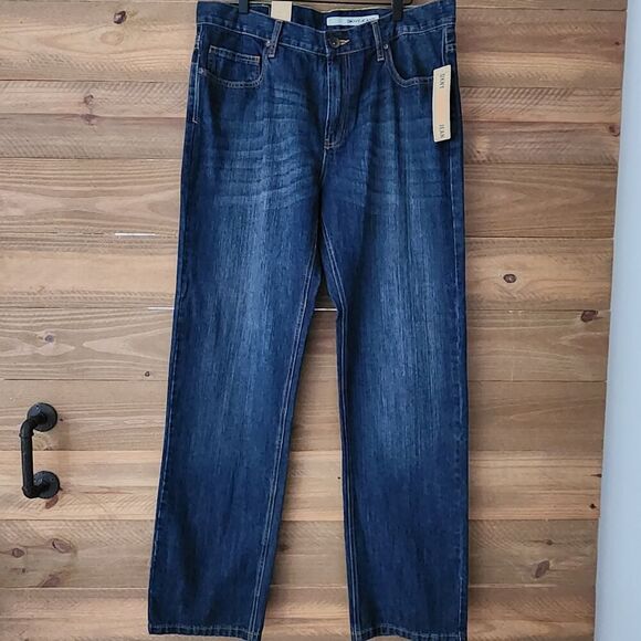 NEW DKNY Easy Fit Straight jeans mens size 34 x 34 - Picture 1 of 6